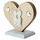 Bomboniera cuore con innamorati 10 cm s2