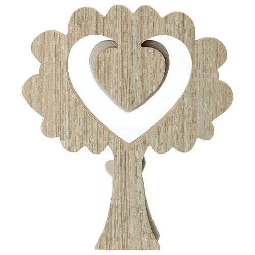 Lembrancinha árvore casal e alianças 15 cm 4