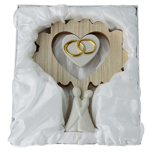 Wedding Favor Tree with Loving Couple, 15 cm 5