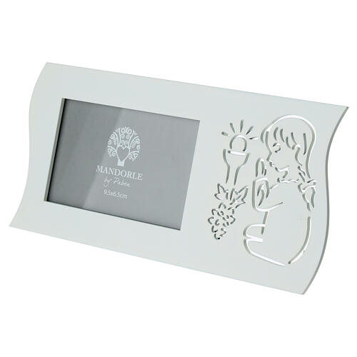 Photo frame: girl praying, First Communion 2