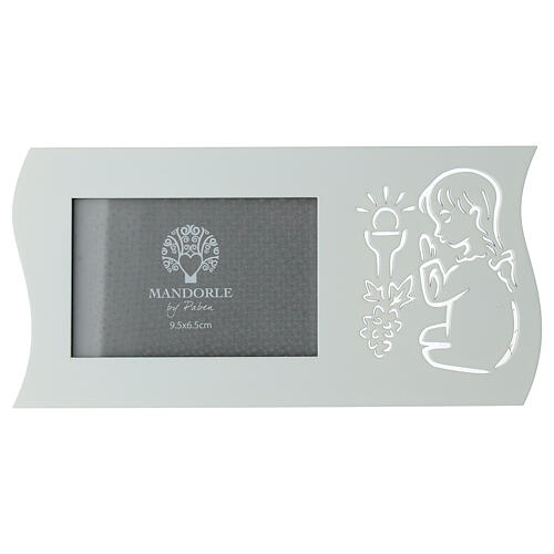 First Communion Picture Frame Girl Praying 1