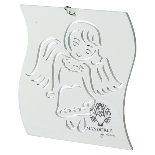 Quadro anjo madeira 10 cm 2