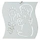 Quadretto bambina in preghiera 10 cm s1