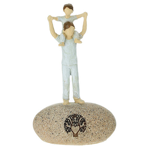 Bomboniera padre e figlio 15 cm 1