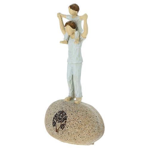 Bomboniera padre e figlio 15 cm 2
