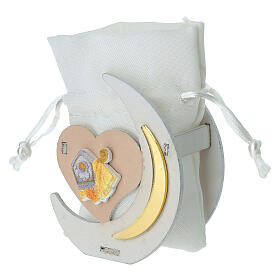 Gastgeschenk Herz Firmung 5x5 cm Harz