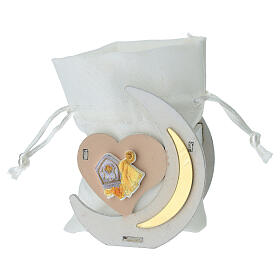 Heart-shaped Confirmation favor, 5x5 cm resin