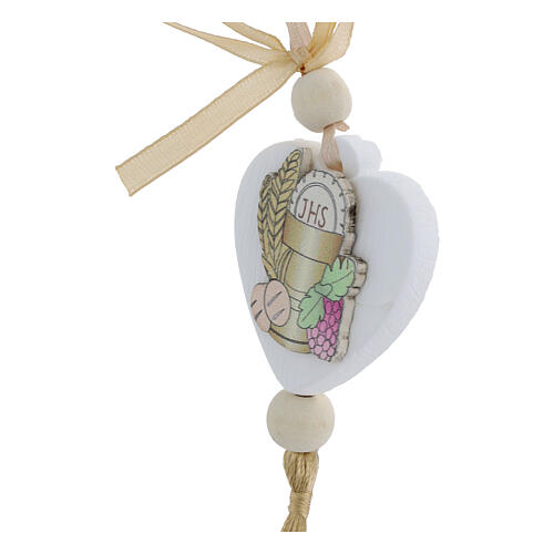 First Communion Heart Favor, 5x5 cm 2