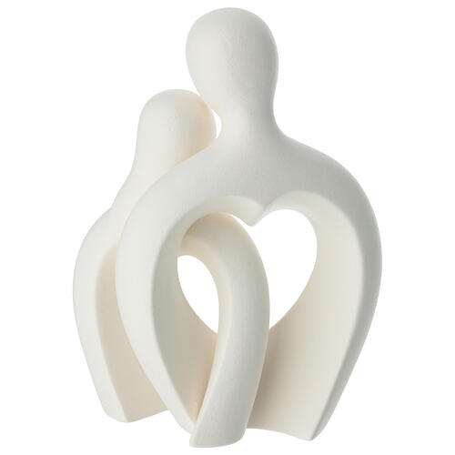 Set innamorati mezzobusto cuore porcellana 24 cm 4