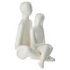 Porcelain set of seated lovers, 7.5 in s5
