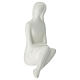 Porcelain seated lovers statue, 19 cm s2