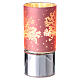 Cadeau de remerciement lampe en verre rose mat arbre de vie Bagutta s2