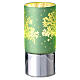 Bomboniera lampada vetro verde opaco albero della vita LED Bagutta s2