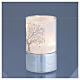 LED glass lamp with white Tree of Life by Bagutta s3