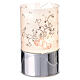 Glass lamp with red hearts and micro LED, favour by Bagutta s1