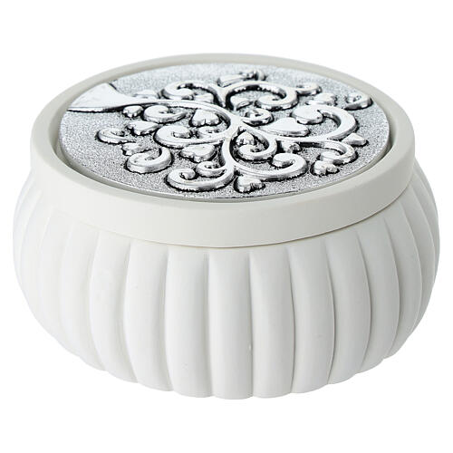 Gastgeschenk Box mit Baum des Lebens und Silberherzen 4x7 cm Bagutta 3