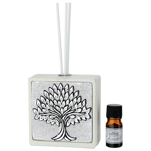 Dufter als Gastgeschenk mit Lebensbaum und Duftöl Zitrus 9x9 cm Bagutta 1