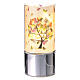 Recuerdo lámpara vidrio árbol de la vida mariposas multicolor Bagutta s1