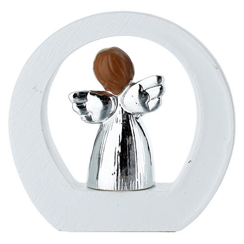 Bomboniera angioletto con cuore e cuoricini 8 cm Bagutta 4