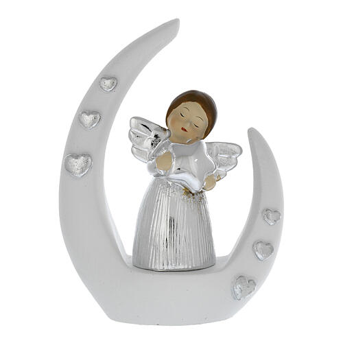 Engel Gastgeschenk mit Stern und Herzen 8 cm 2