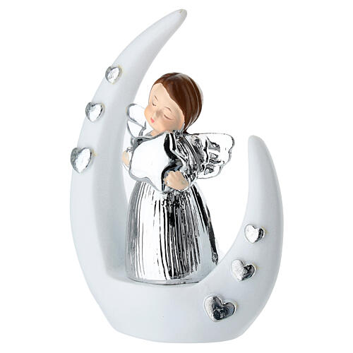 Engel Gastgeschenk mit Stern und Herzen 8 cm 3