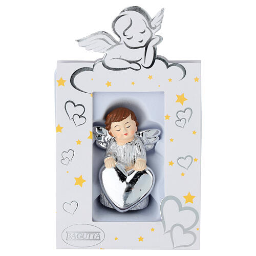 Recuerdo angelito con corazón 7 cm Bagutta 3