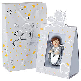 Remerciement petit ange avec cœur 7 cm Bagutta