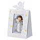 Favour by Bagutta: little angel with joined hands,3 in, silver dress s3