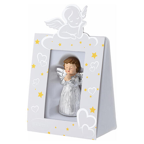 Angel favor with joined hands silver dress 7.5 cm by Bagutta 3