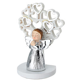 Recuerdo angelito y árbol de la vida corazones 10 cm Bagutta
