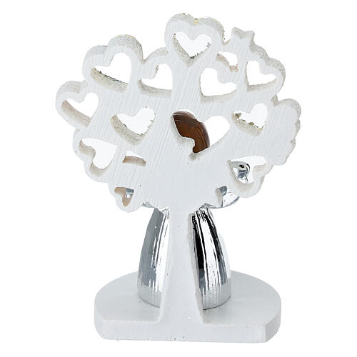 Recuerdo angelito y árbol de la vida corazones 10 cm Bagutta 4