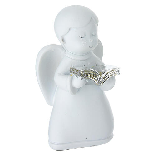 Recuerdo angelito con libro abierto 10 cm Bagutta 3
