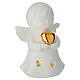 Cadeau ange blanc cœur or 10 cm Bagutta s2