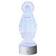 Lámpara led multicolor Virgen Milagrosa 25 cm s1