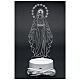 Lámpara led multicolor Virgen Milagrosa 25 cm s8
