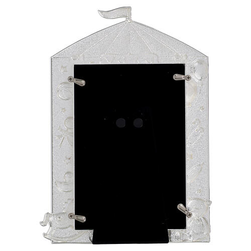 Portarretrato carpa de circo azul y juguetes 20x15 cm Bagutta 3