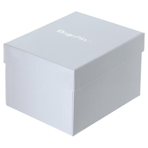 Carillon cavalli con portafoto azzurro 20 cm Bagutta 4