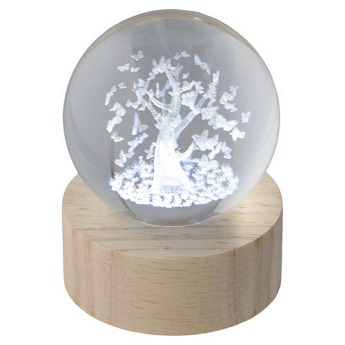 Globo Árbol de la Vida con mariposas 6 cm diámetro Bagutta 5