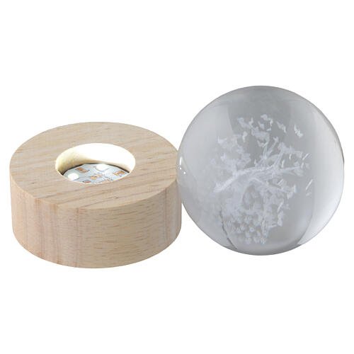 Globo albero della vita con farfalle 6cm diametro Bagutta 4