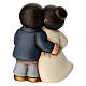 Small THUN seated embracing couple, wedding figurines s4