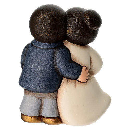 Figurine de mariés assis enlacés THUN petits 4