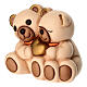 Pareja Teddy THUN con corazón dorado s3