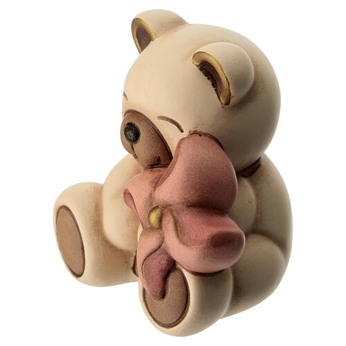 THUN ceramic Teddy with pink pinwheel 3