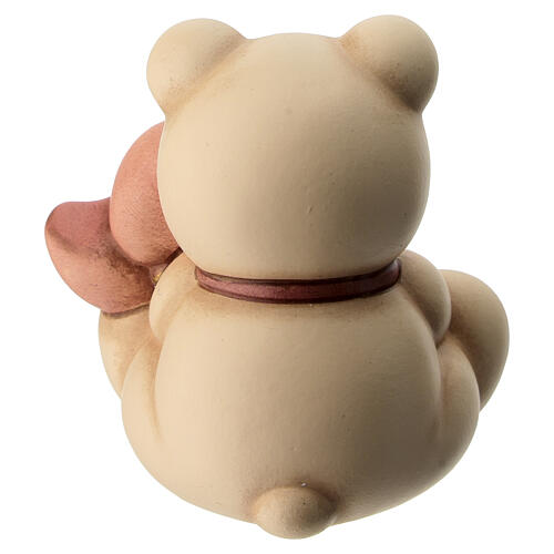 Teddy en céramique THUN avec moulin à vent rose 5