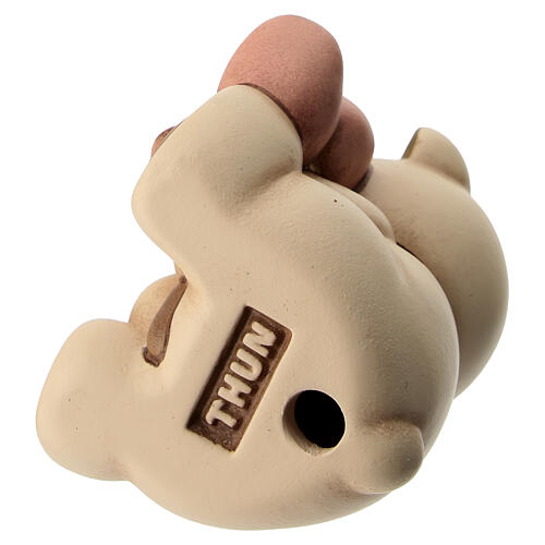 THUN ceramic teddy bear with pink pinwheel 6