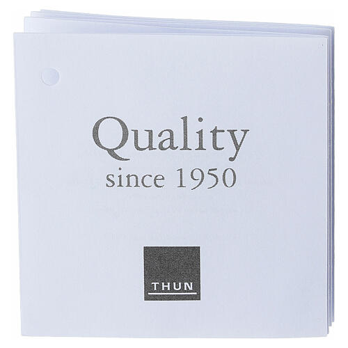 THUN ceramic Teddy with blue pinwheel 8