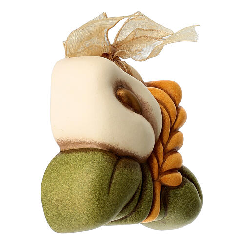 THUN Mini Ceramic Plaque with Lily and Wheat Ear 3