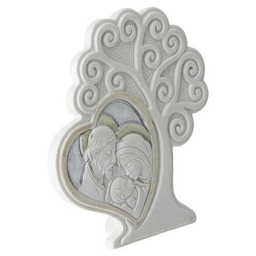 Souvenir Arbre de la Vie résine Sainte Famille 10x10 cm 3