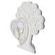 Bomboniera Albero della vita con Eucarestia 10x10cm in resina s4