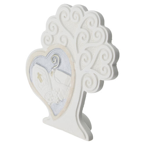 Árbol de la Vida recuerdo Confirmación de resina 10x10 cm 2